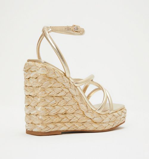 PLATFORM SANDAL WITH STRAP UPPER