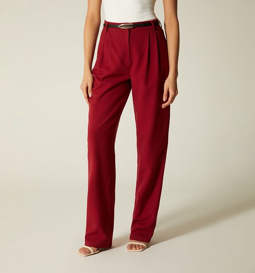 HIGH WAIST PANTS WITH PLEATS