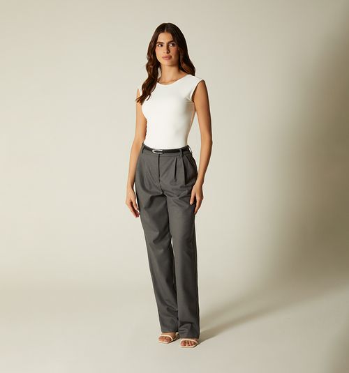 HIGH WAIST PANTS WITH PLEATS