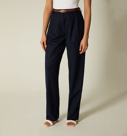 HIGH WAIST PANTS WITH PLEATS
