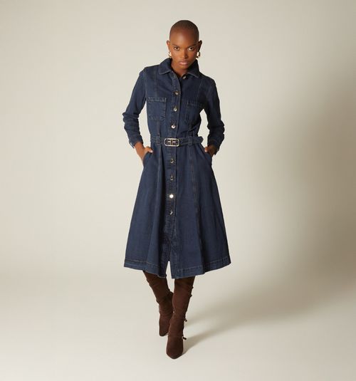 SHORT DRESS WITH BELT FOR WOMEN