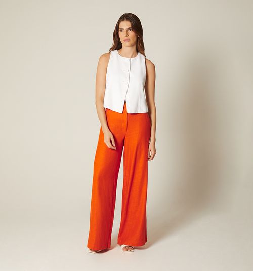 HIGH-WAISTED CULOTTE PANTS