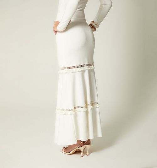 LONG SKIRT WITH INSERT