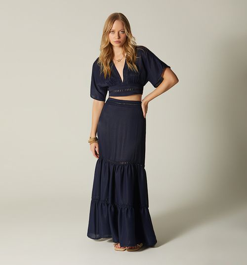 LONG SKIRT WITH PANELS