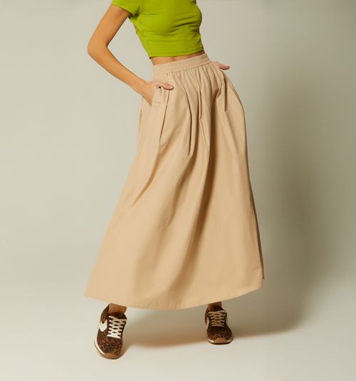 MIDI SKIRT DIAGONAL POCKETS