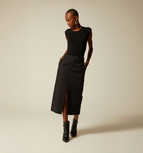 PENCIL SKIRT WITH SLIT
