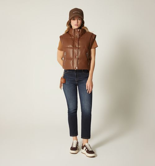 PADDED SLEEVELESS JACKET