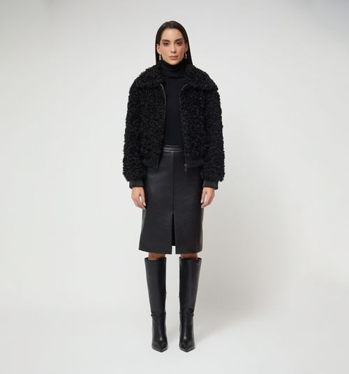 SHEARLING JACKET LONG SLEEVE