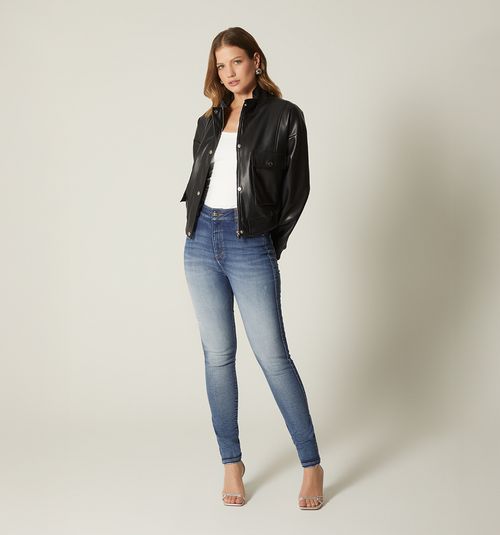 HIGH COLLAR JACKET WITH MAXI POCKET