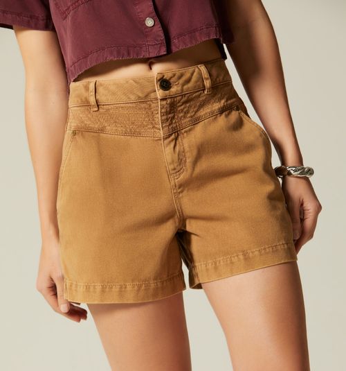 HIGH WAIST SHORT CUT SEAMS