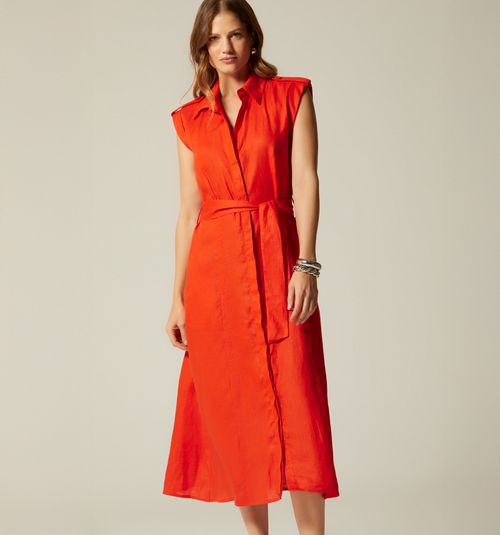 MIDI SLEEVELESS DRESS