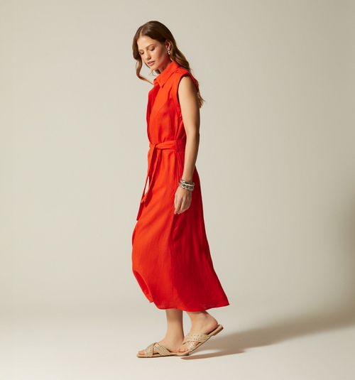 MIDI SLEEVELESS DRESS