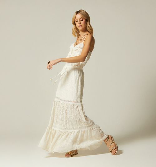 LONG DRESS WITH RUFFLES