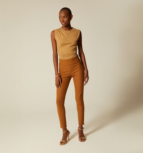 SKINNY LEGGINGS WITH WIDE WAISTBAND