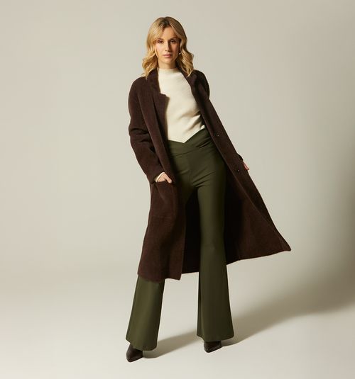 HIGH WAIST LEGGINGS WITH CROSSED WAISTBAND