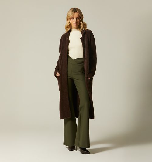 HIGH WAIST LEGGINGS WITH CROSSED WAISTBAND