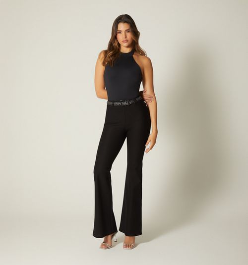 High Waist Leggings with Belt