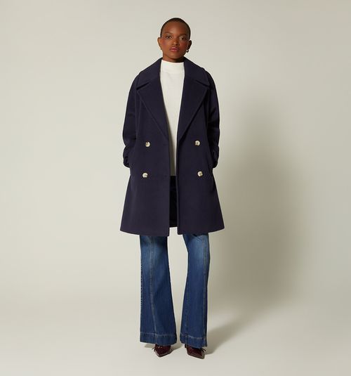 COAT WITH FRONT POCKETS