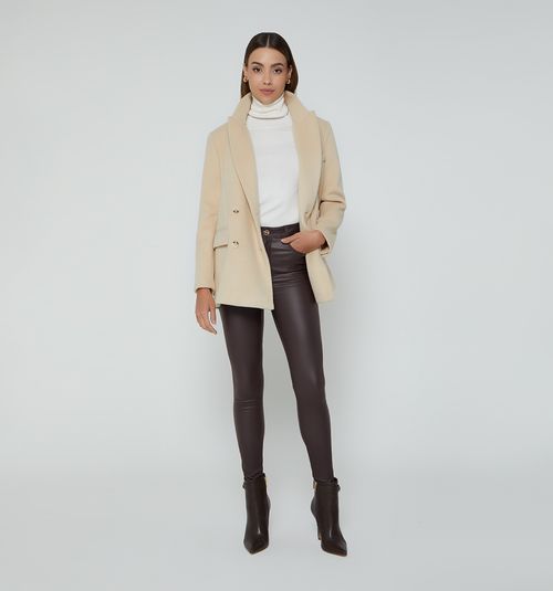 CLASSIC FLEECE COAT WITH 3 BUTTONS