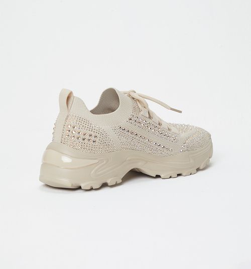 Hiking Sneakers with Crystal Details