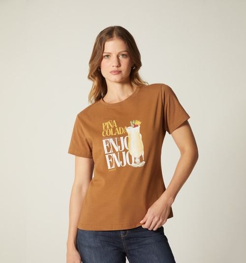 PINEAPPLE COLADA PRINTED T-SHIRT