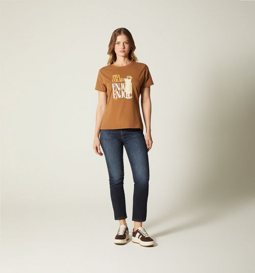 PINEAPPLE COLADA PRINTED T-SHIRT