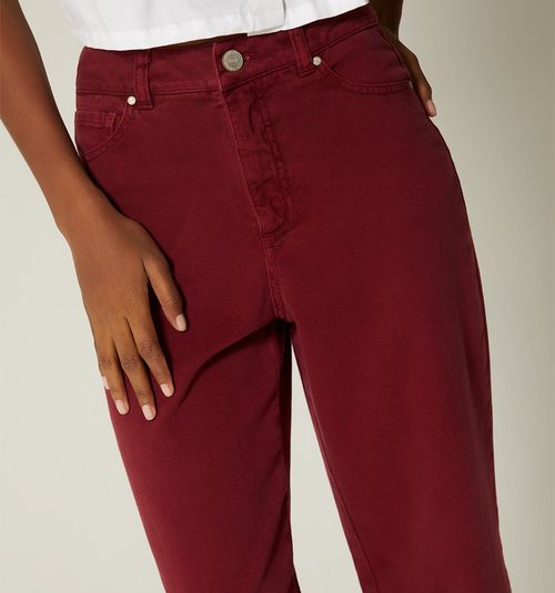 STRAIGHT HIGH-WAIST JEANS 5 POCKETS COLORS