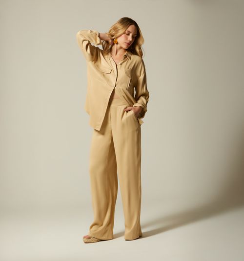 LONG SLEEVE BLOUSE WITH POCKET