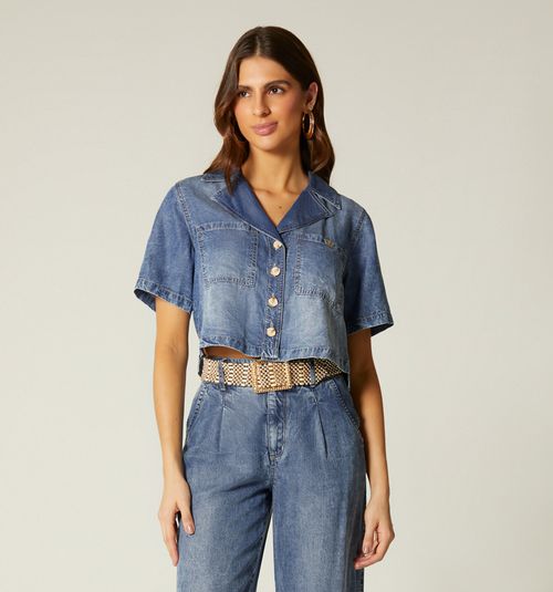 BOXXI SHIRT BLOUSE SHORT SLEEVE
