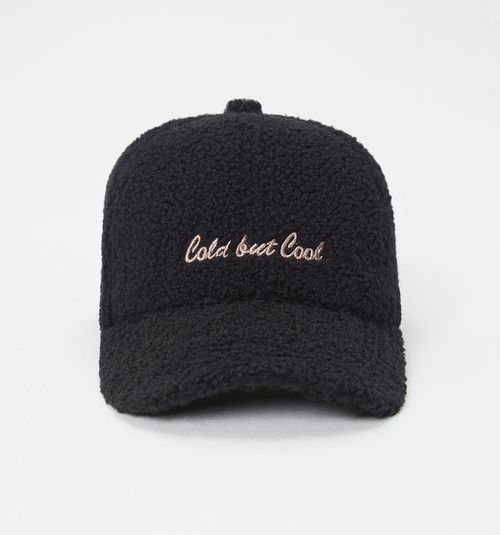 TEDDY CAP WITH LUREX EMBROIDERY