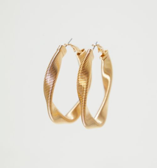 HOOP EARRINGS SNAKE CHAIN