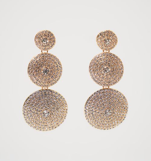 EARRING CIRCLE CRYSTALS