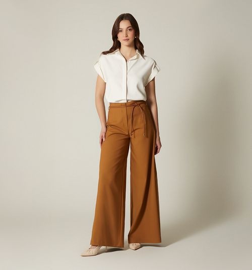 Shirt Blouse Sleeveless with Epaulet