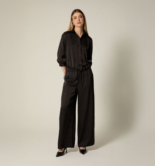 LONG SLEEVE BLOUSE WITH HOT FIX