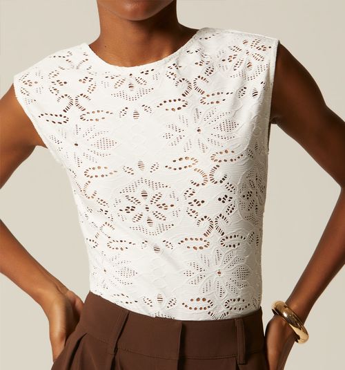 ROUND NECKLINE BODY WITH BACKLESS DESIGN
