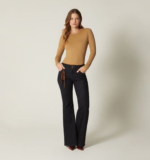 LONG SLEEVE BODY WITH BACK NECKLINE